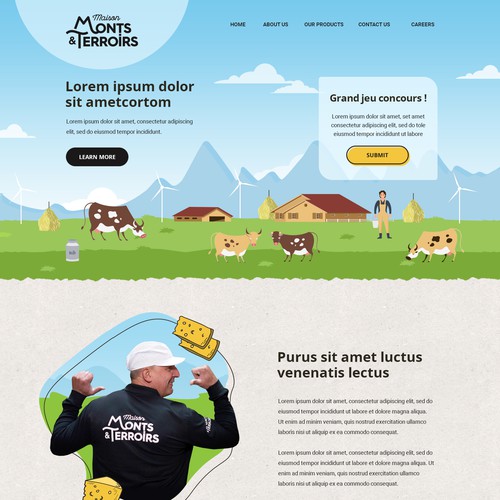 Cheese company Design by Anutik