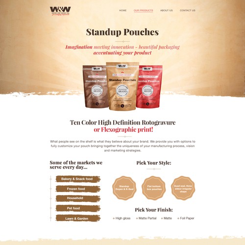 Designs | Packaging compay wants a creative elegant design | Web page ...