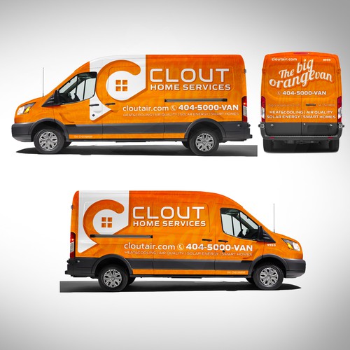 Design an ICONIC Van Wrap for Home Services Start-up Design by J.Chaushev