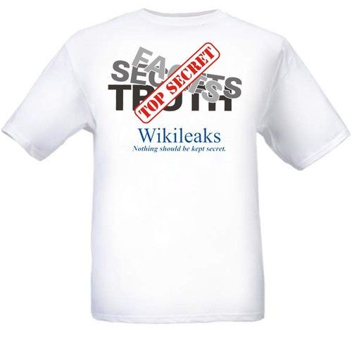 New t-shirt design(s) wanted for WikiLeaks デザイン by Adi T.