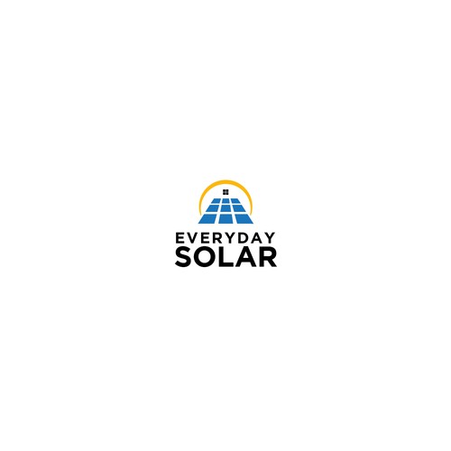 Everyday Solar Logo Design Design by iki.design