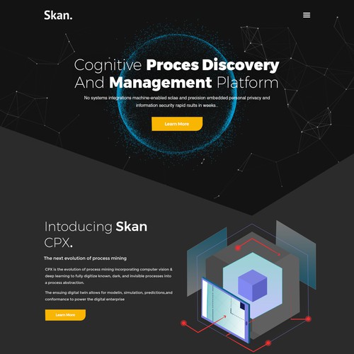 Web page design contest entry by OMGuys™