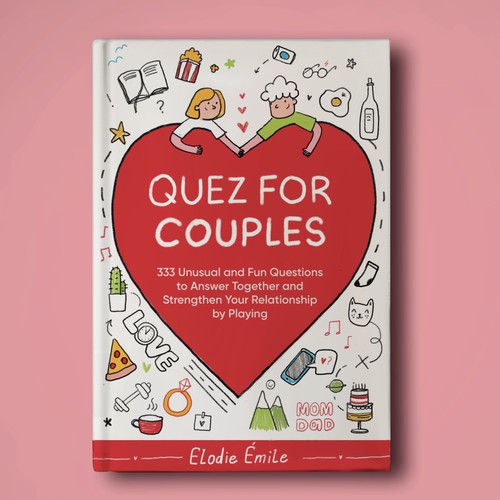 Design a book cover for a Couples Quiz Design by Irena R