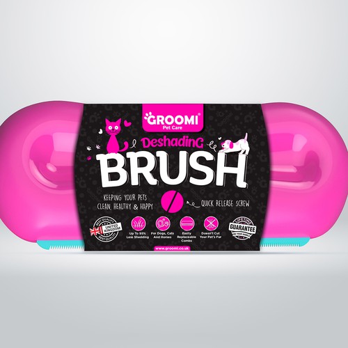 Viral Pet Brush NEW Packaging Sleeve! Design by M.Siddique