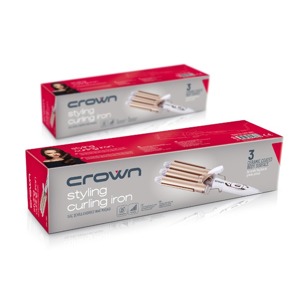 Hair straightener packaging design