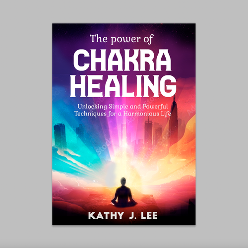 🔥🔥-=  UNIQUE CHAKRA HEALING KDP Ebook Cover =- 🔥🔥 Design by marta_brk