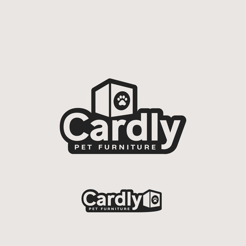 コンペ「Cardly - Cardboard Furniture For Pet With Modern Architectural Aesthetic Concepts- Need Brand Logo」のデザイン by desi9nartさん 