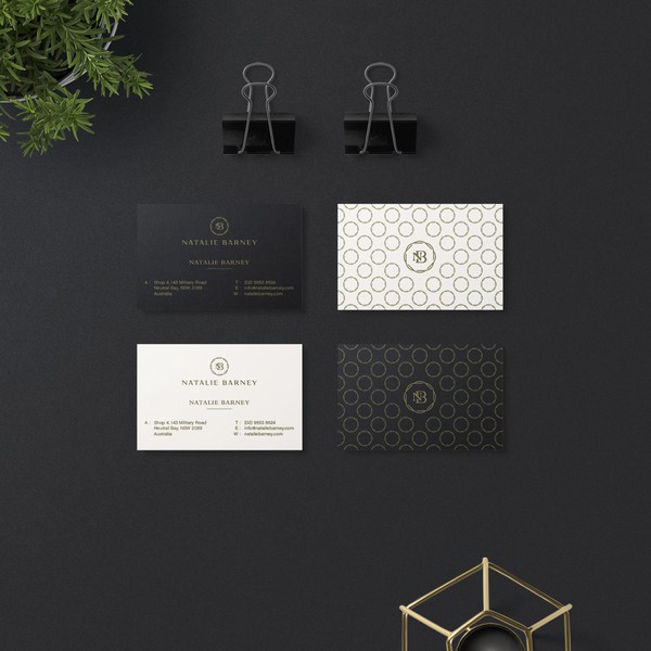 Elegant Stationary Design for Natalie Barney 