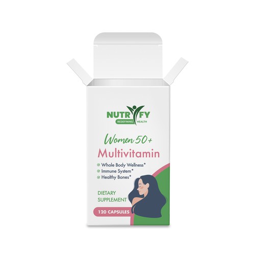 Design Design a premium packaging for Multivitamin for women 50+ brand for Nigerian Consumers por creationMB