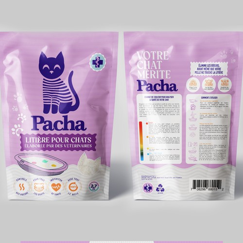 Cat Litter startup Minimalistic packaging - Contest Design by agooshe