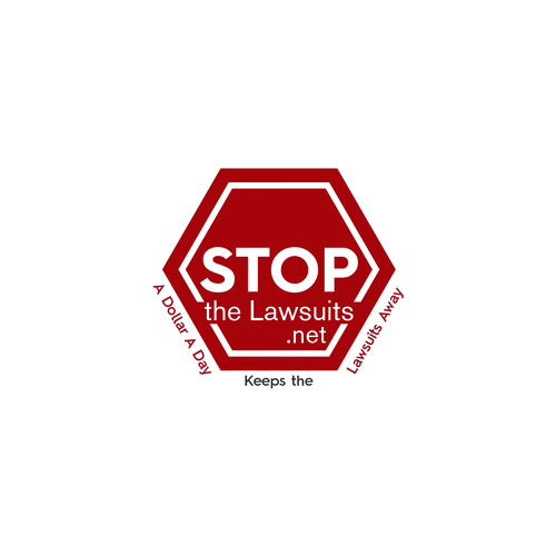 Stop The Lawsuits Design by Greey Design