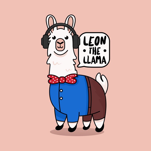 Ajajajさんによる「Leon The Llama」のデザイン