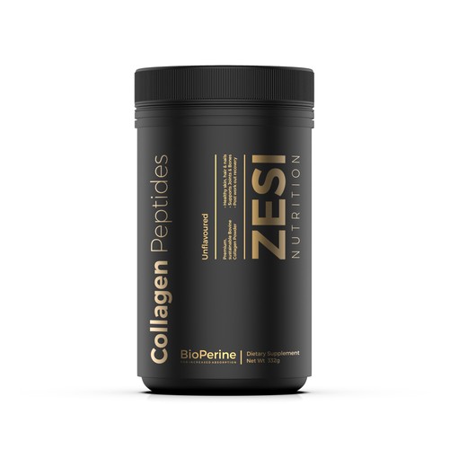 Design an attention grabbing, modern label for our collagen supplement Diseño de Imee008