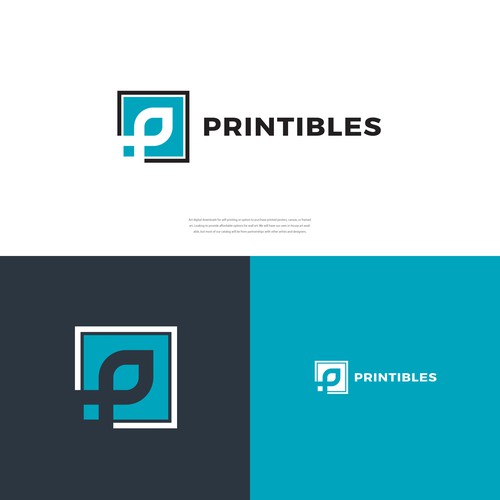 Stylish Logo for New Wall Art  Brand - Multi-Vendor Printable Art Design by gotchagraphicsdotcom