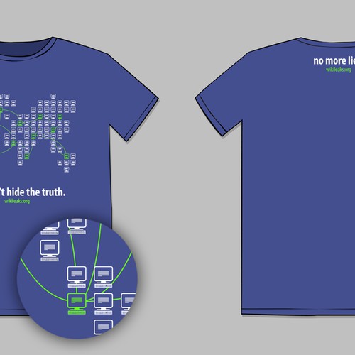 New t-shirt design(s) wanted for WikiLeaks Ontwerp door CAZAI