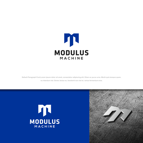 Machine Shop logo that communicates Quality, Dependability, Excellence, Seriousness Design by nazh