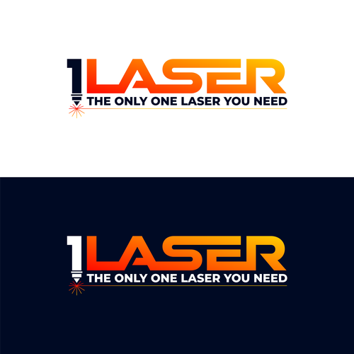 Please design the best logo for consumer laser industry for "1 Laser" Design by canda
