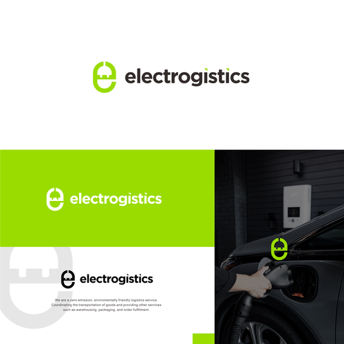 Design a logo for an eco-friendly electric logistics company Design by brightshine