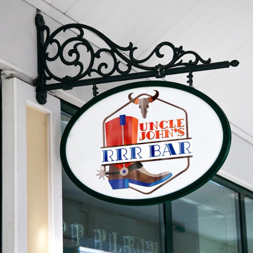 RRR Bar logo contest Design by chiran2018