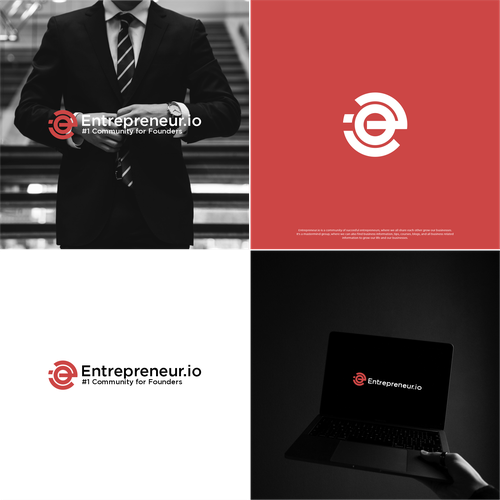 NEW LOGO: Entrepreneur.io - Entrepreneurs Helping Entrepreneurs Design by brightshine