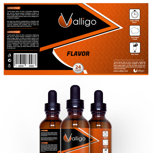 Create a Label for E-liquid bottles! | Product label contest