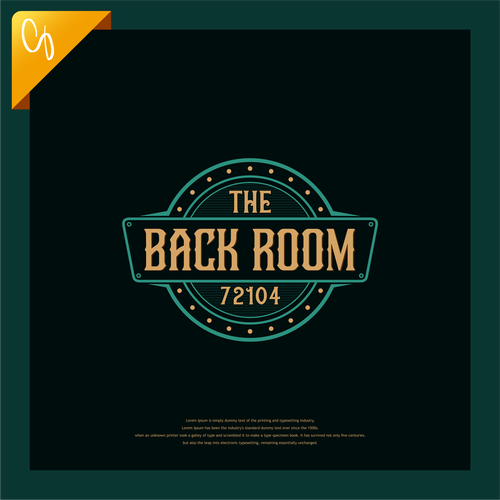 "The Back Room" logo contest for a masculine room in a home decor and gift shop Design by Kingsaud