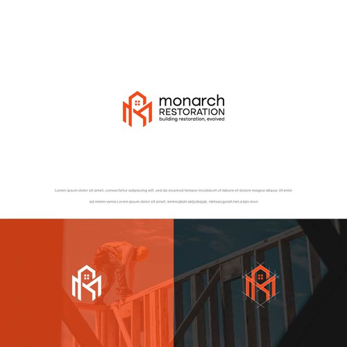 Design a modern clean logo package for a restoration company Design by Danny A