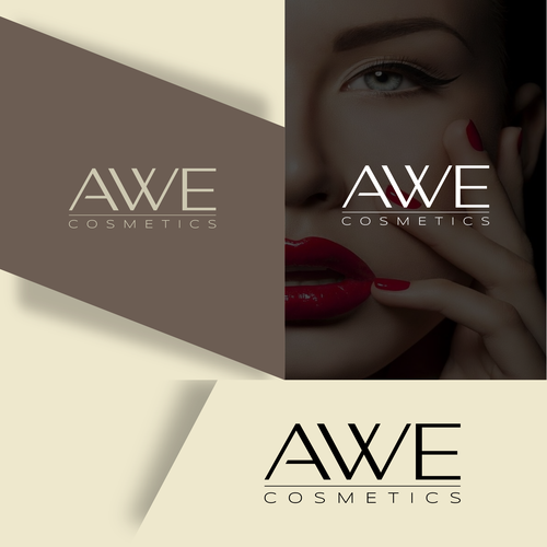 Awe Cosmetics - create a logo that visualizes a breathtaking moment and pure beauty Design by Direwolf Design