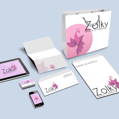 "Crea la nueva imagen de nuestro centro de Estetica" winning Logo & brand identity pack