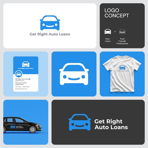 Get Right Auto Loans Logo Design by Calvin R