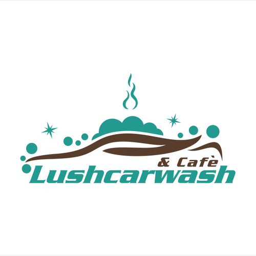 Create a fun cool carwash brand with earthy colours. Design by Khasan Junaidi