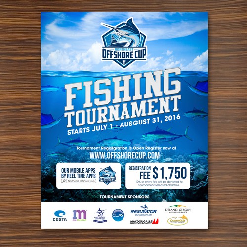 Fishing Tournament Ad/Flyer | Postcard, flyer or print contest