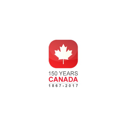 Community contest: Design Canada’s 150th birthday logo! Design by mohammedaitbounasser