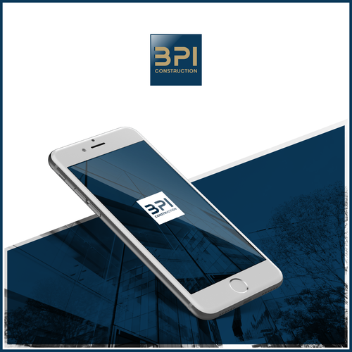 Logo Bpi construction Design by S B 2