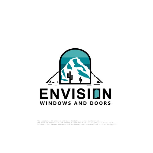 Design a modern eye-catching logo Window/Door company. Lets go! Design by designedbyjeriz▲