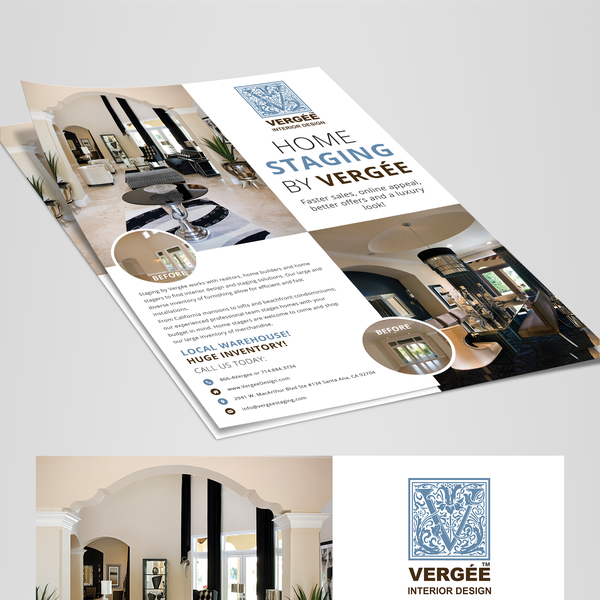 Staging Flyer to Attract Builders and Realtors