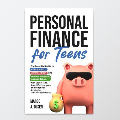 Cover design for a book about personal finance that will appeal to Gen Z Design by Lala_