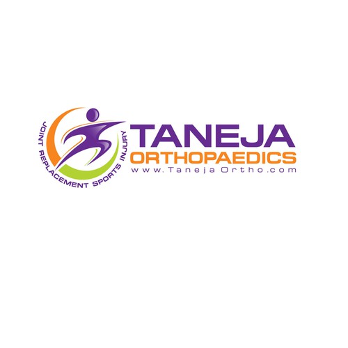 CREATIVE, IMAGINATIVE & STUNNING, LOGO WITH BOLD COLOURS FOR ORTHOPAEDIC SURGEON'S PRACTICE Design by A.Matar