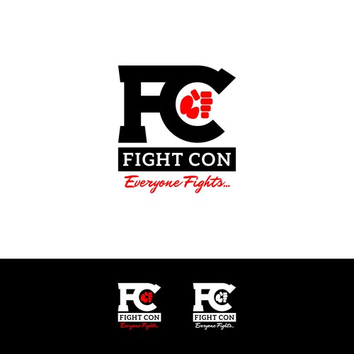 コンペ「Fight Con logo」のデザイン by NomoStudioさん 