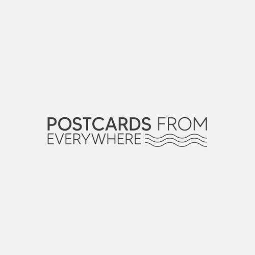 Postcards from Everywhere Logo Design by Taslima Karim