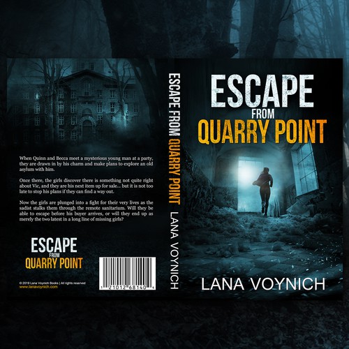 Create a cool and catchy cover for a thriller novel, Book cover contest