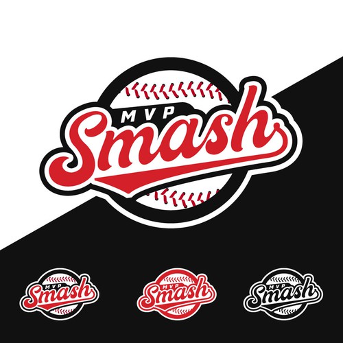 MVP Smash Softball Design por JDRA Design