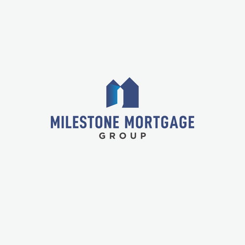 Milestone Mortgage Logo Design by Yunr