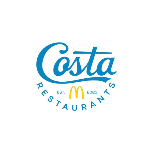 Logo for Costa Restaurants - McDonald's Design by rouf_art