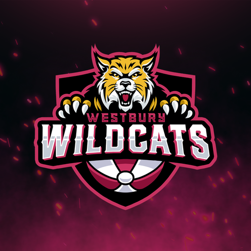 Westbury Wildcats Team Logo Design by boominc.std