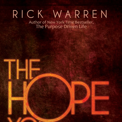 Design Rick Warren's New Book Cover Design réalisé par dexgenius