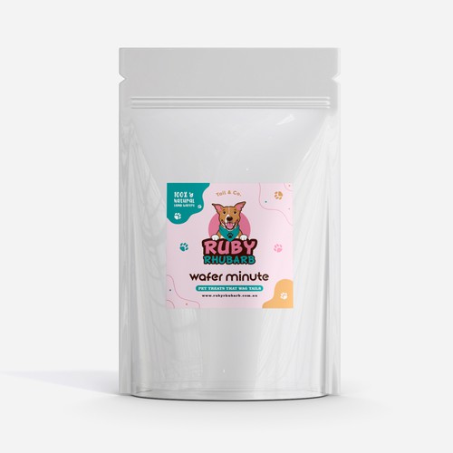 Ruby Rhubarb new product Labels Design by CUPEDIUM