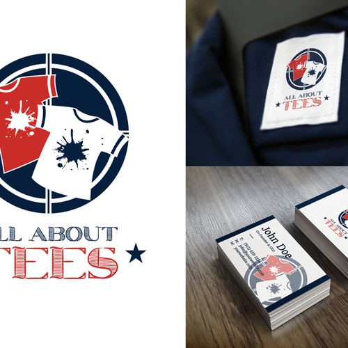 all about tees.....blow me away with a stunning logo