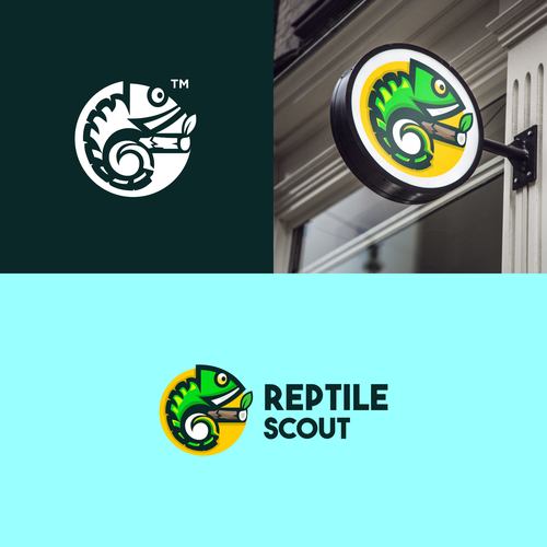 Reptile Mascot Logo Needed for a Reptile Website Design réalisé par simpldesign®