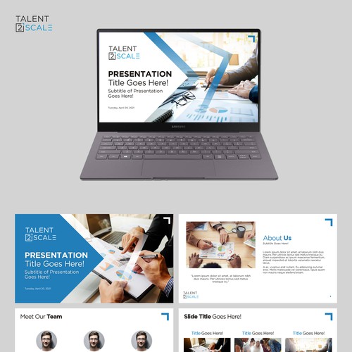 Powerpoint Template for Talent2Scale Design by Wisden